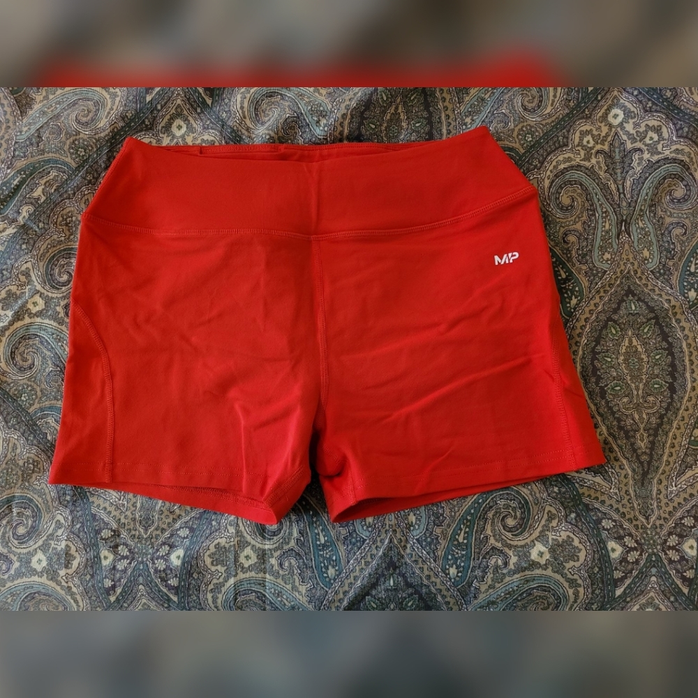 Red MP athletic shorts